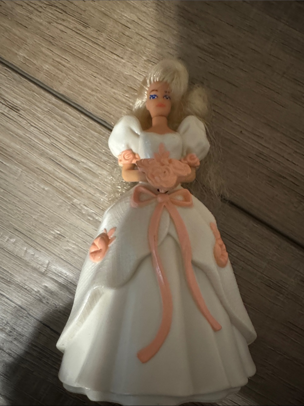 80’s Vintage McDonalds BarbieWhite Dress Doll with Pink Accents